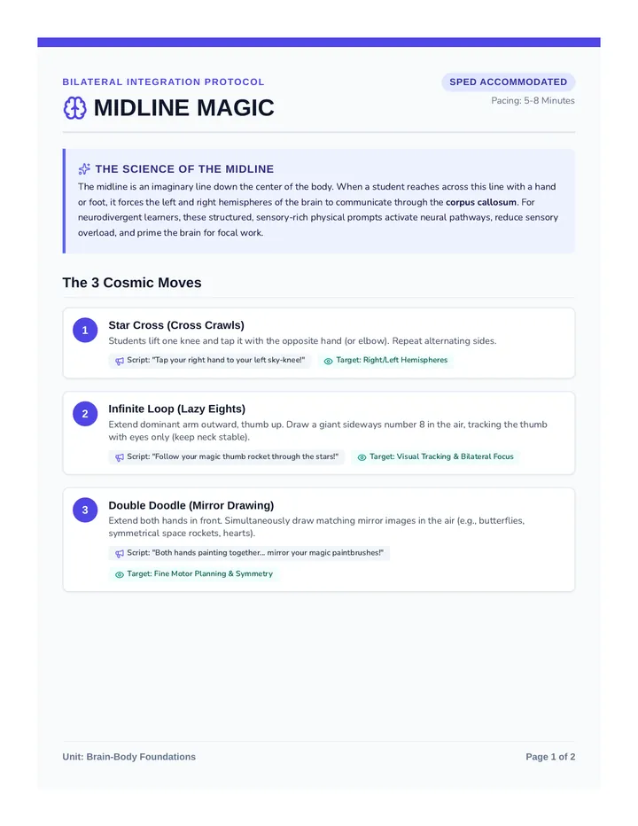 Midline Magic Teacher Guide