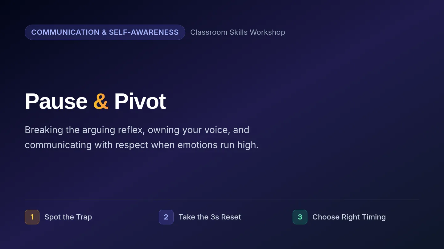 Pause and Pivot Slides