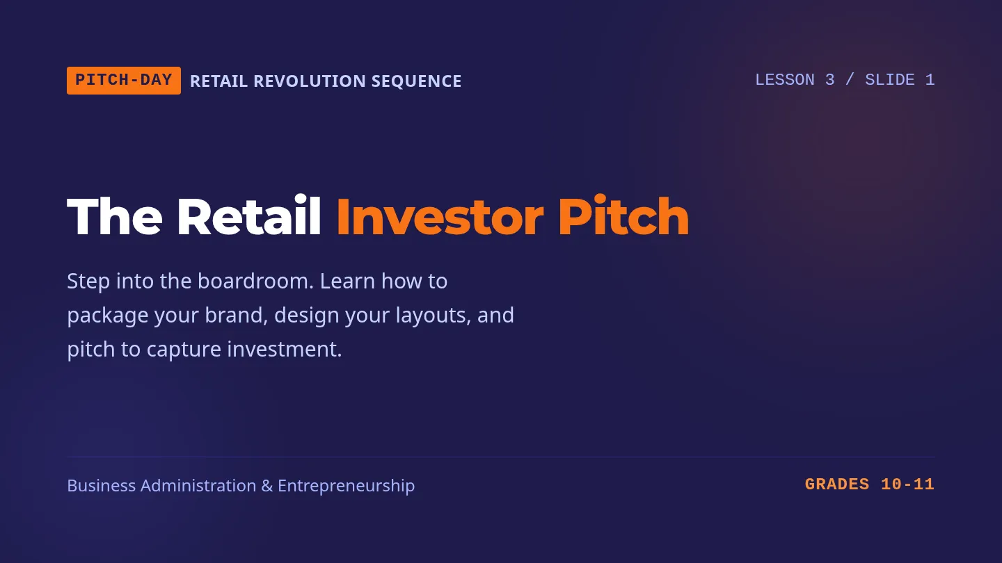 Retail Pitch Presentation Slides