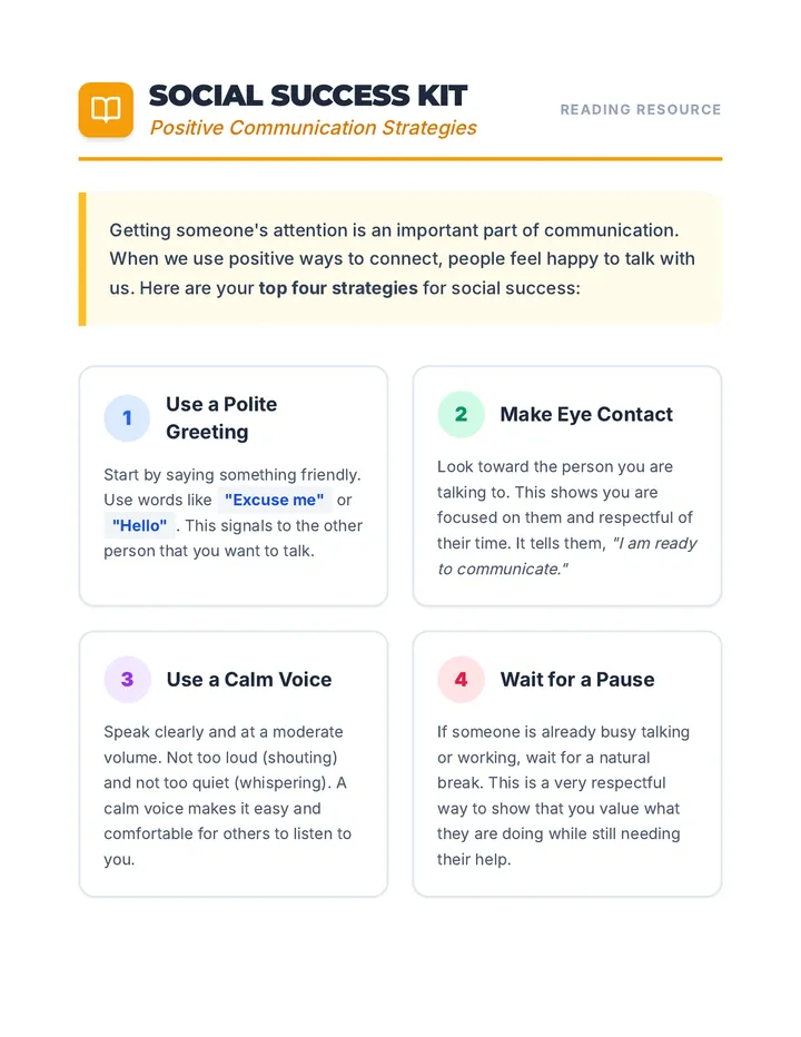 Positive Communication Reading