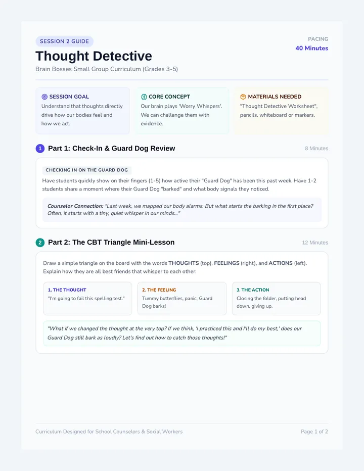 Thought Detective Guide