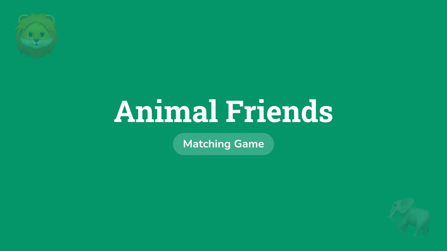 Animal Friend Slides