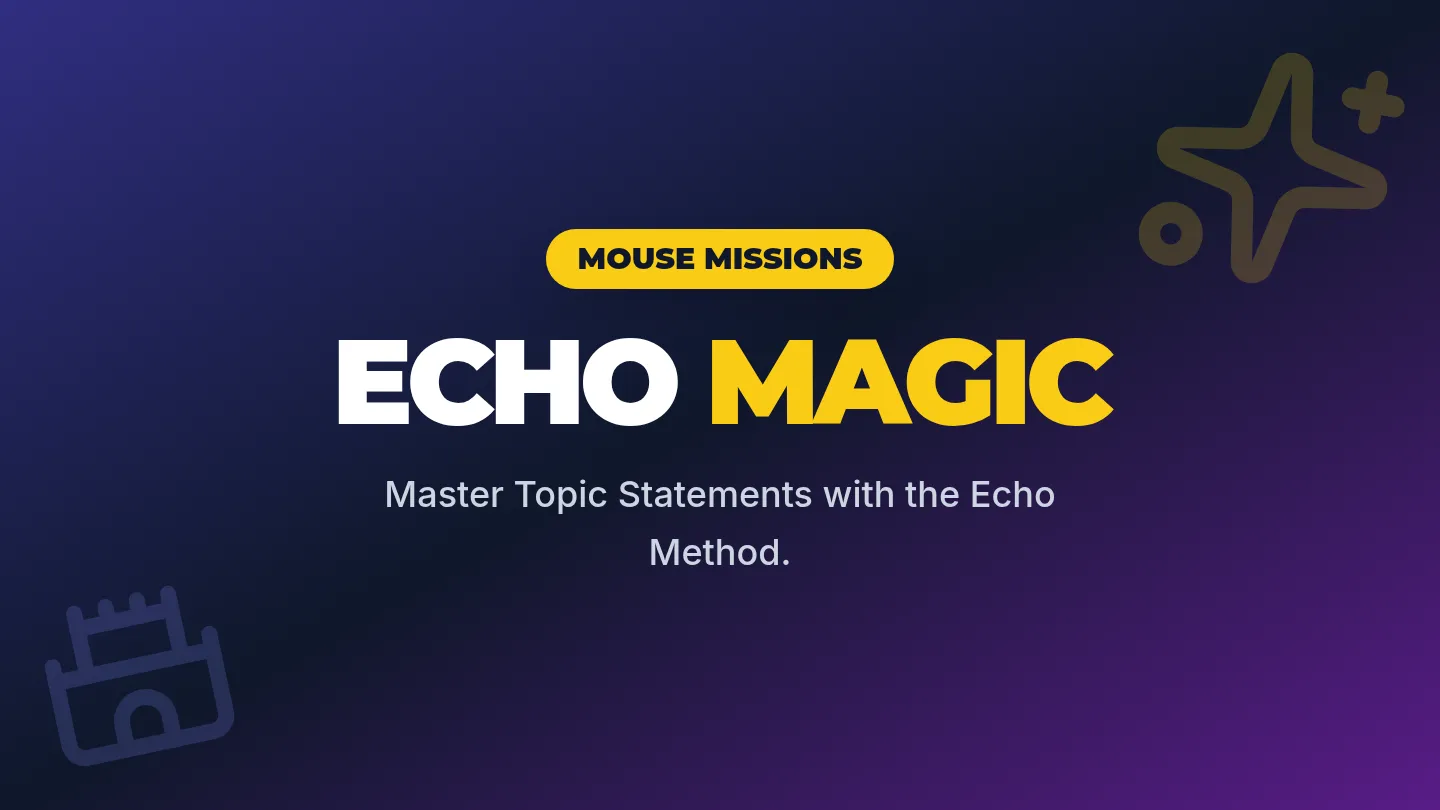 Disney Missions Slides