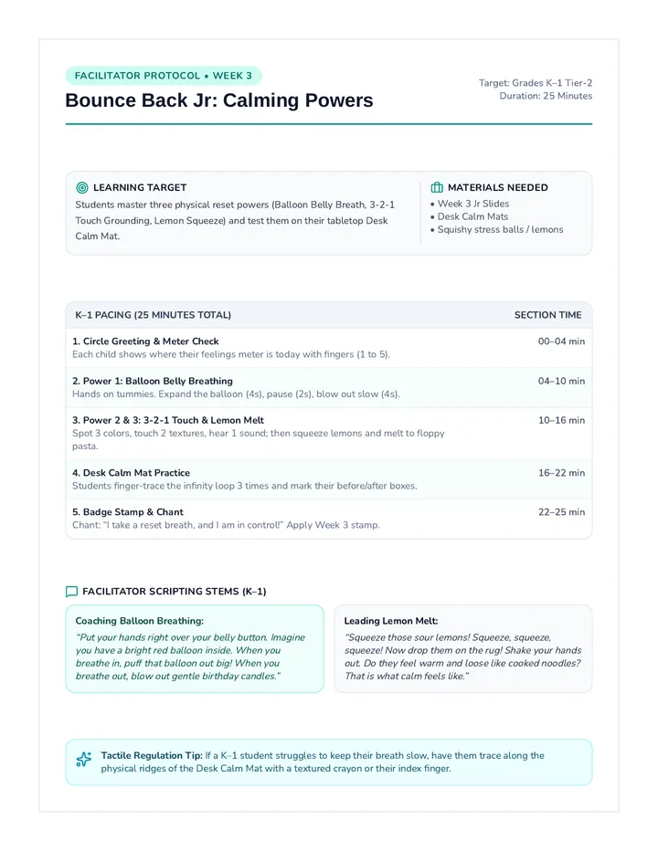 Calm Toolkit Facilitator Guide