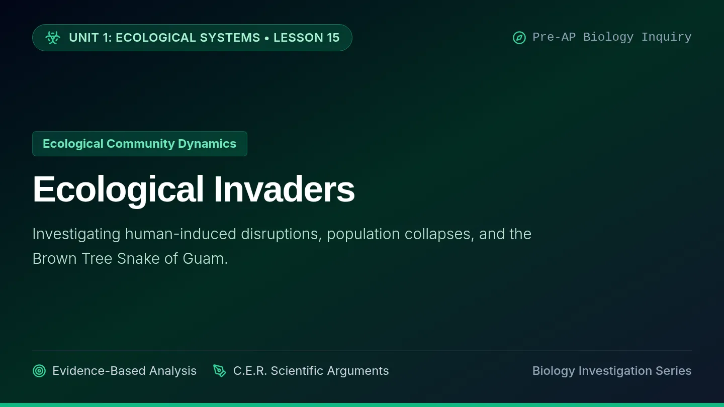 Ecological Invaders Slides