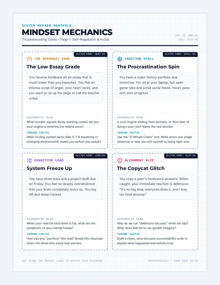 Mindset Mechanics Discussion Cards