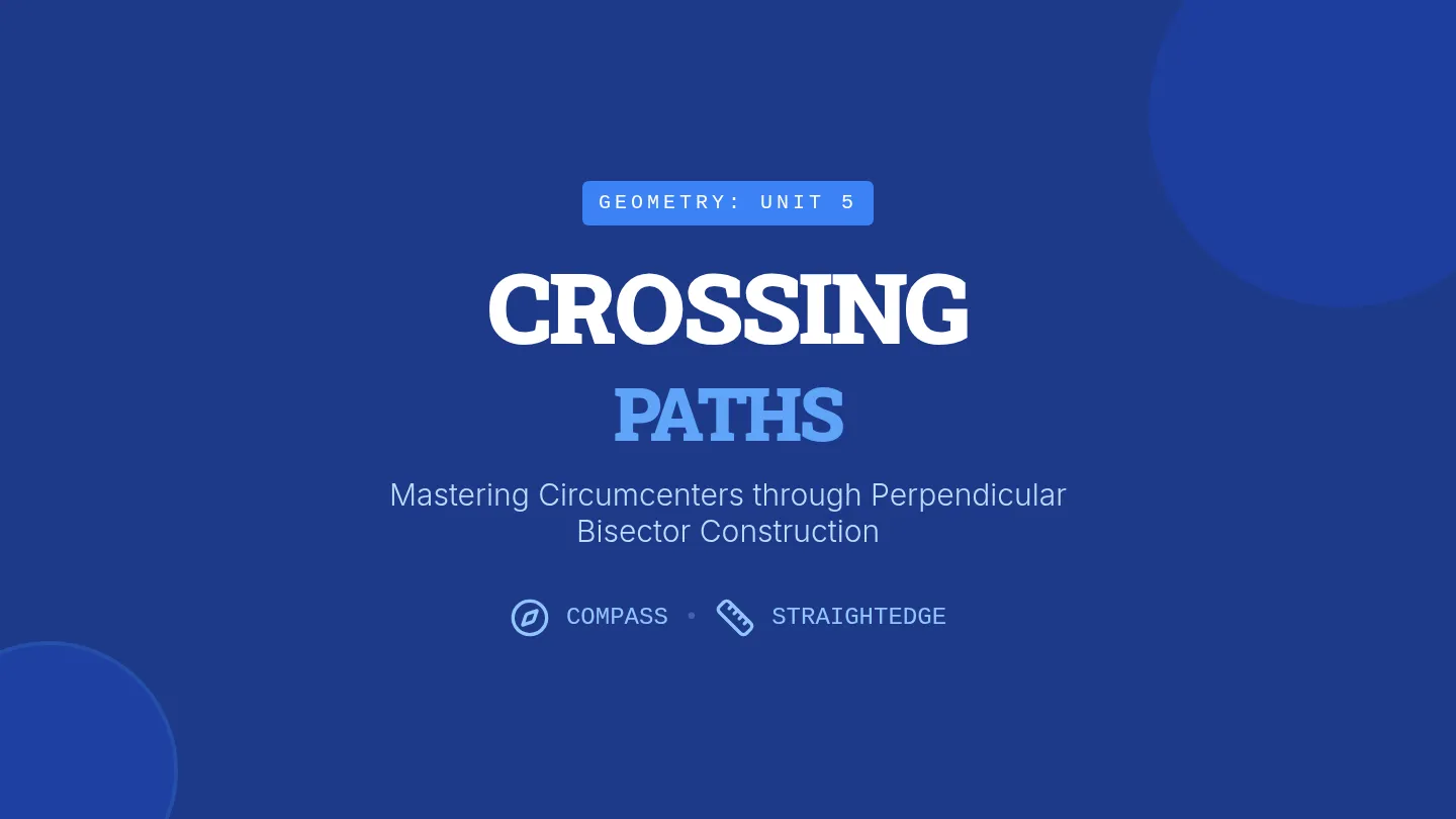 Crossing Paths Slides