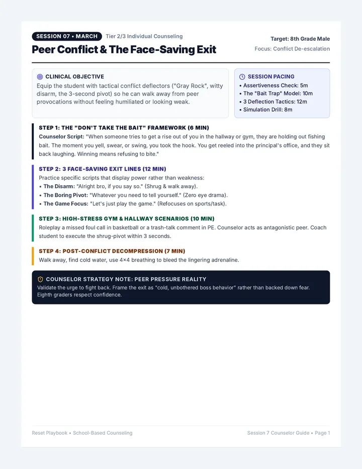 Conflict Shield Session Guide