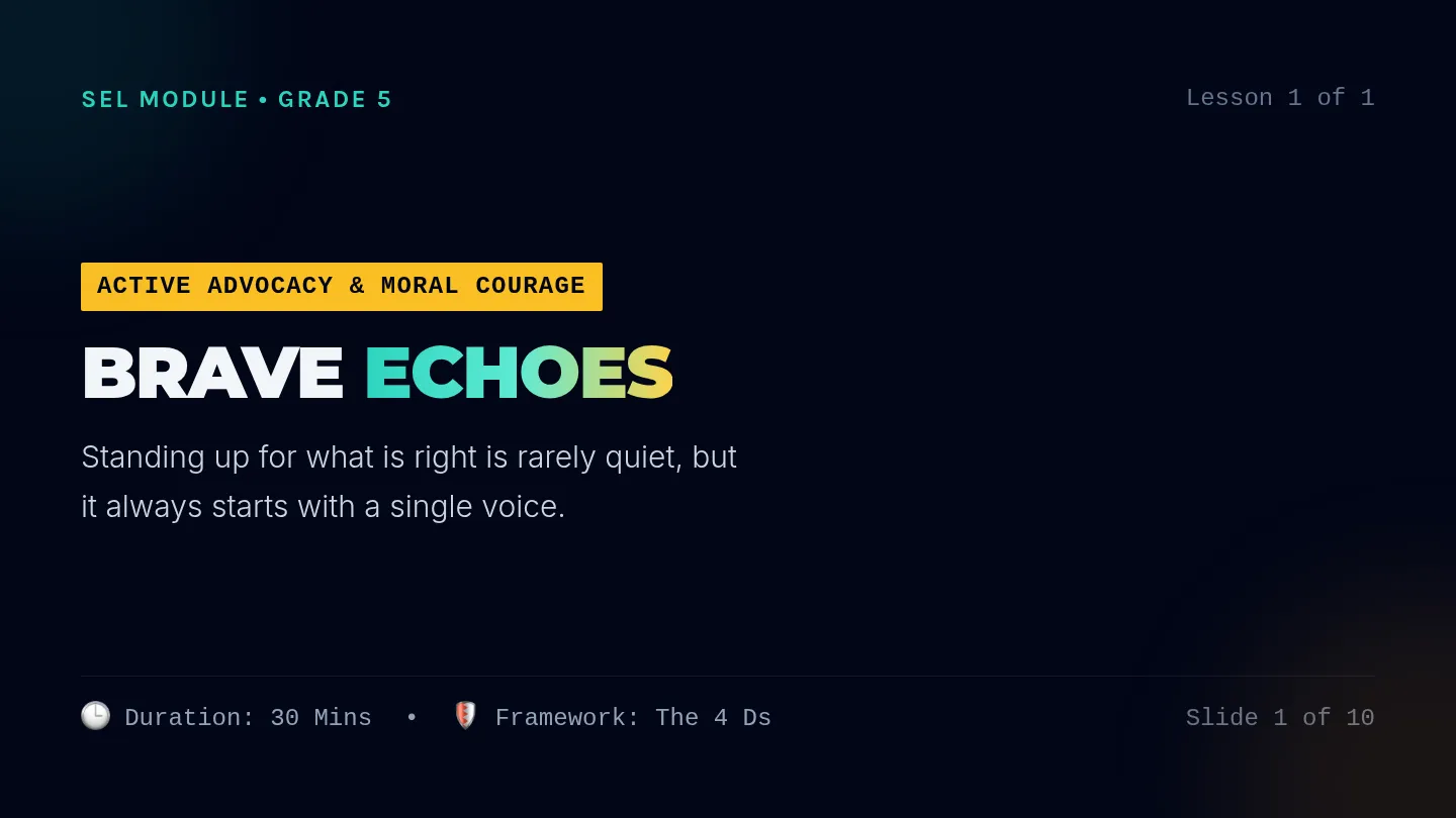 Brave Echoes Slides