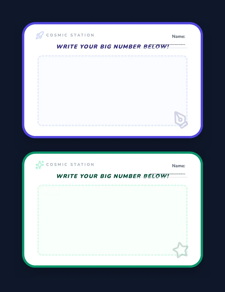 Cosmic Whiteboard Template