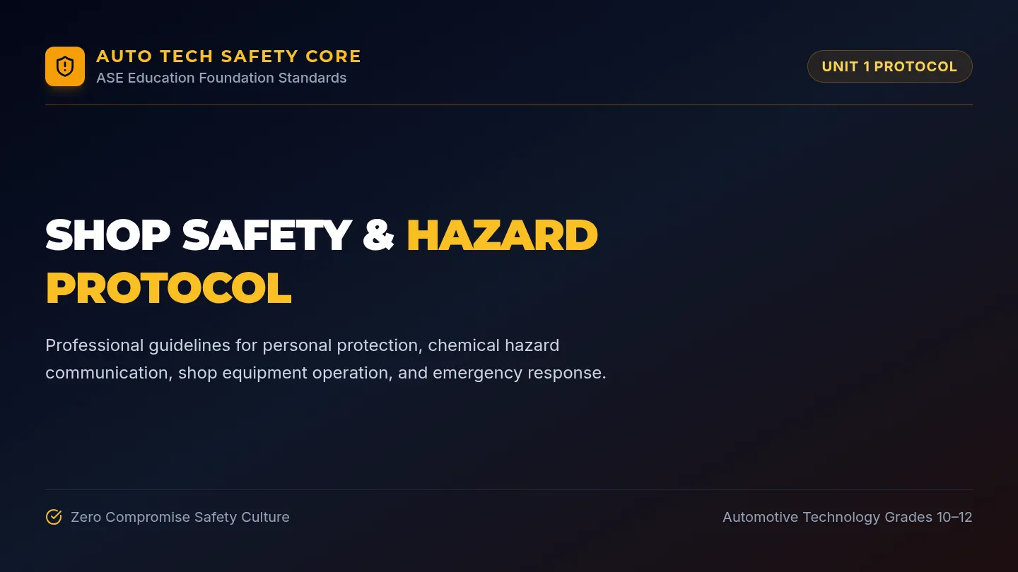 Shop Safety Master Slides