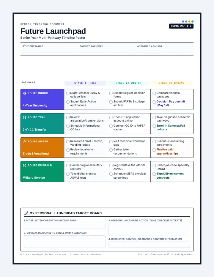 Launchpad Timeline Poster