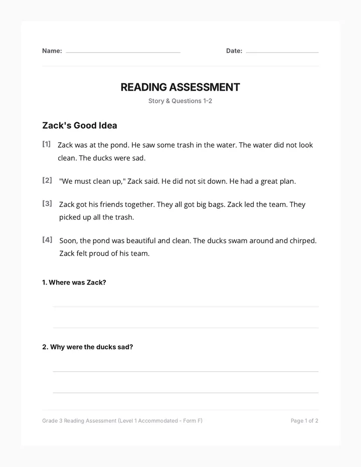 Zack Good Idea Assessment