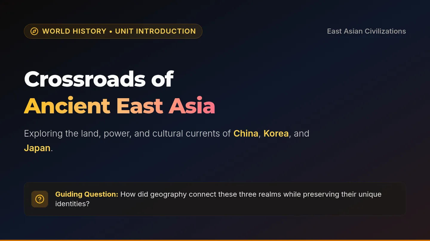 East Asia Crossroads Slides