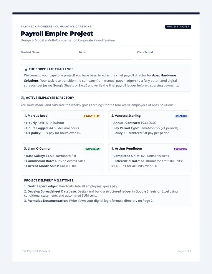 Payroll Empire Project Guide