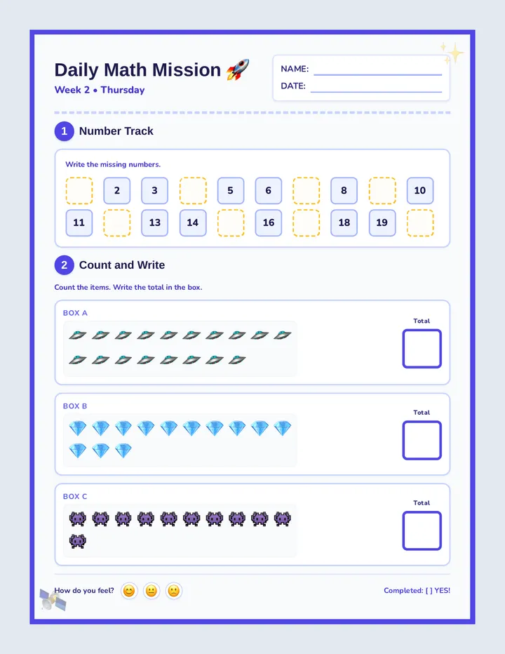 Week 2 Thursday Worksheet