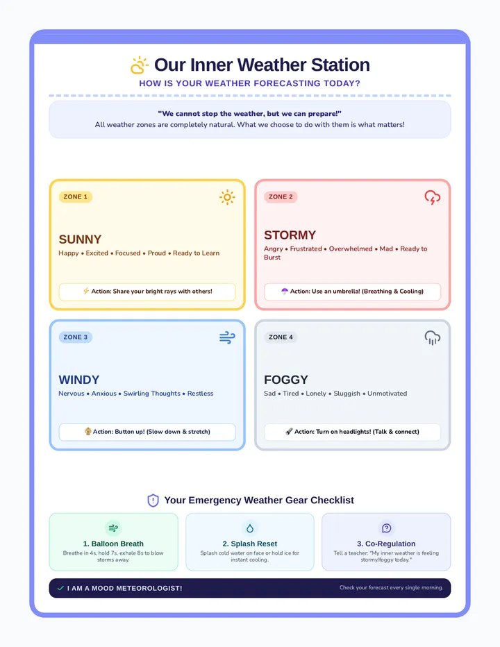Mood Meteorologists Anchor Chart