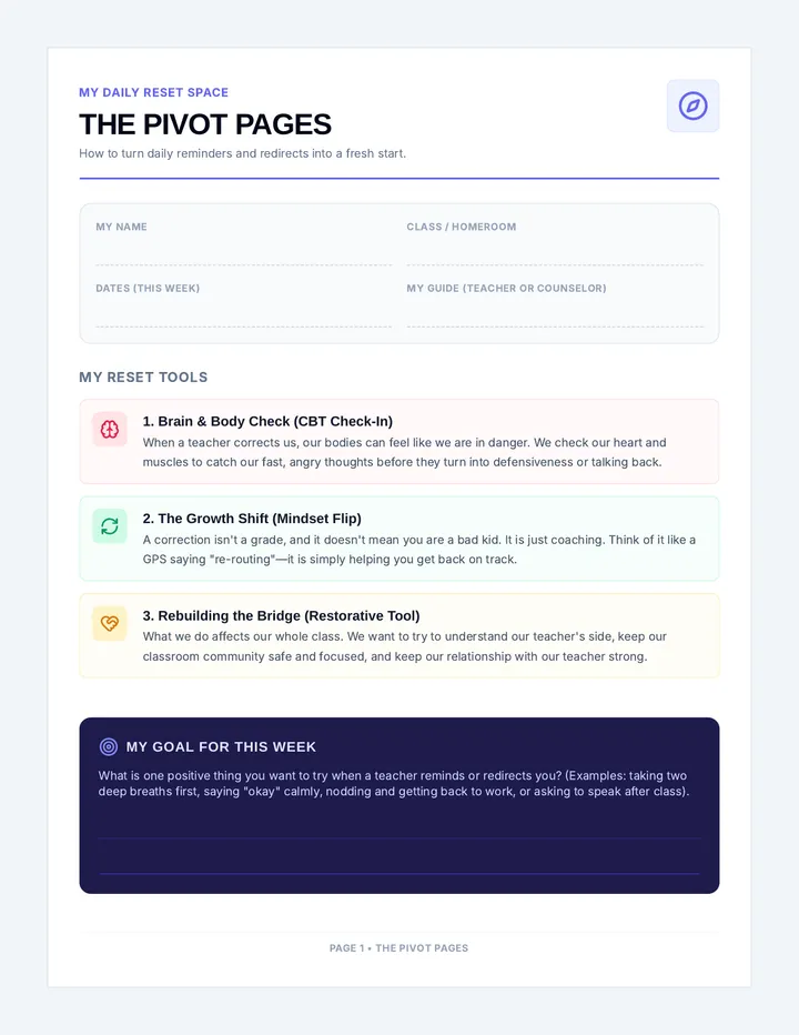 The Pivot Pages Journal