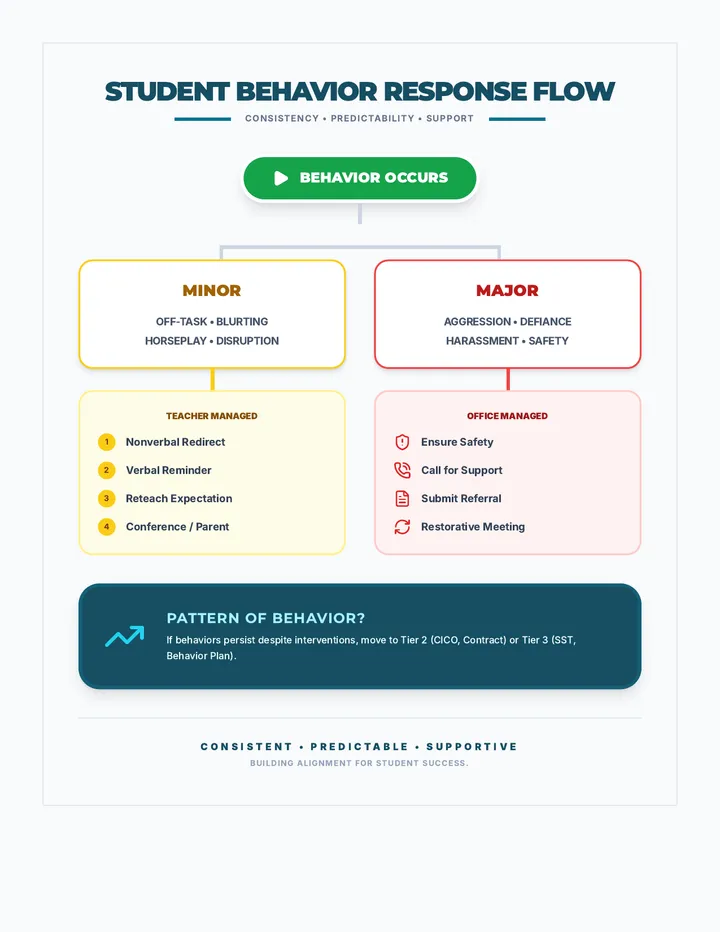 Behavior Flowchart Poster