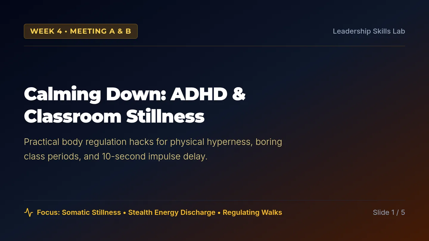 Stillness And Focus Slides