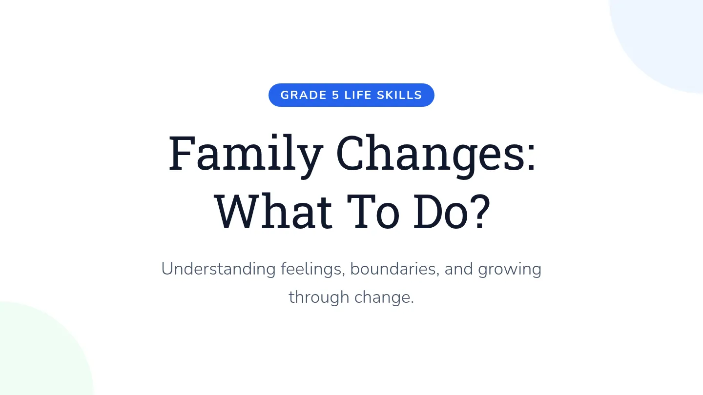 Family Changes Slides