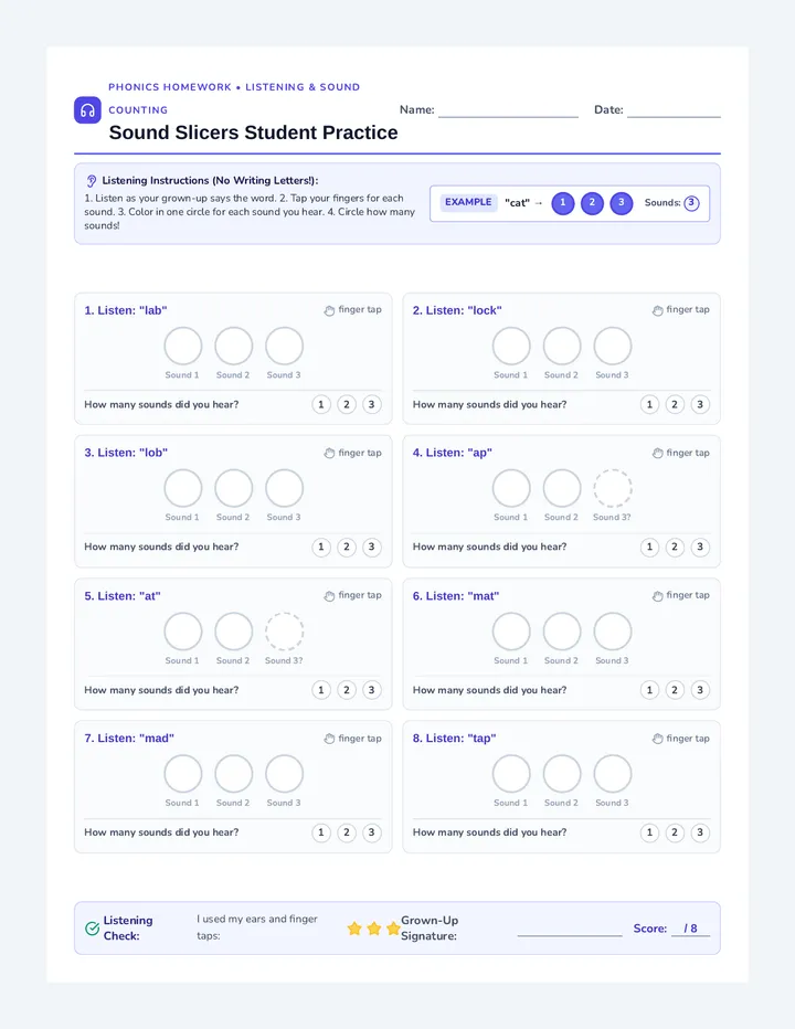 Sound Slicers Student Practice