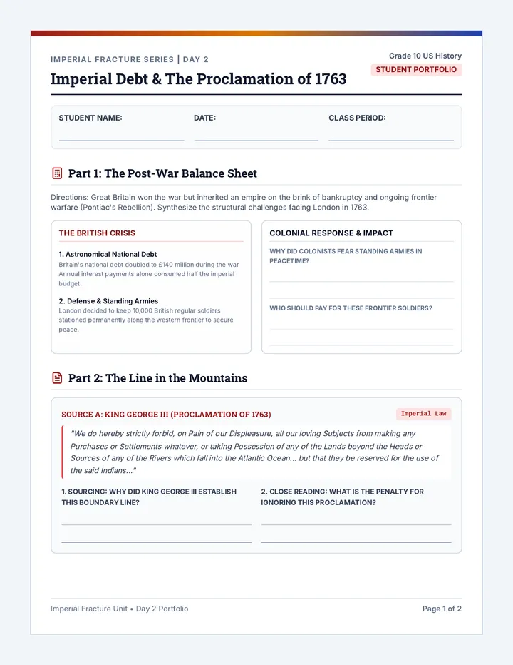 Imperial Debt Student Portfolio