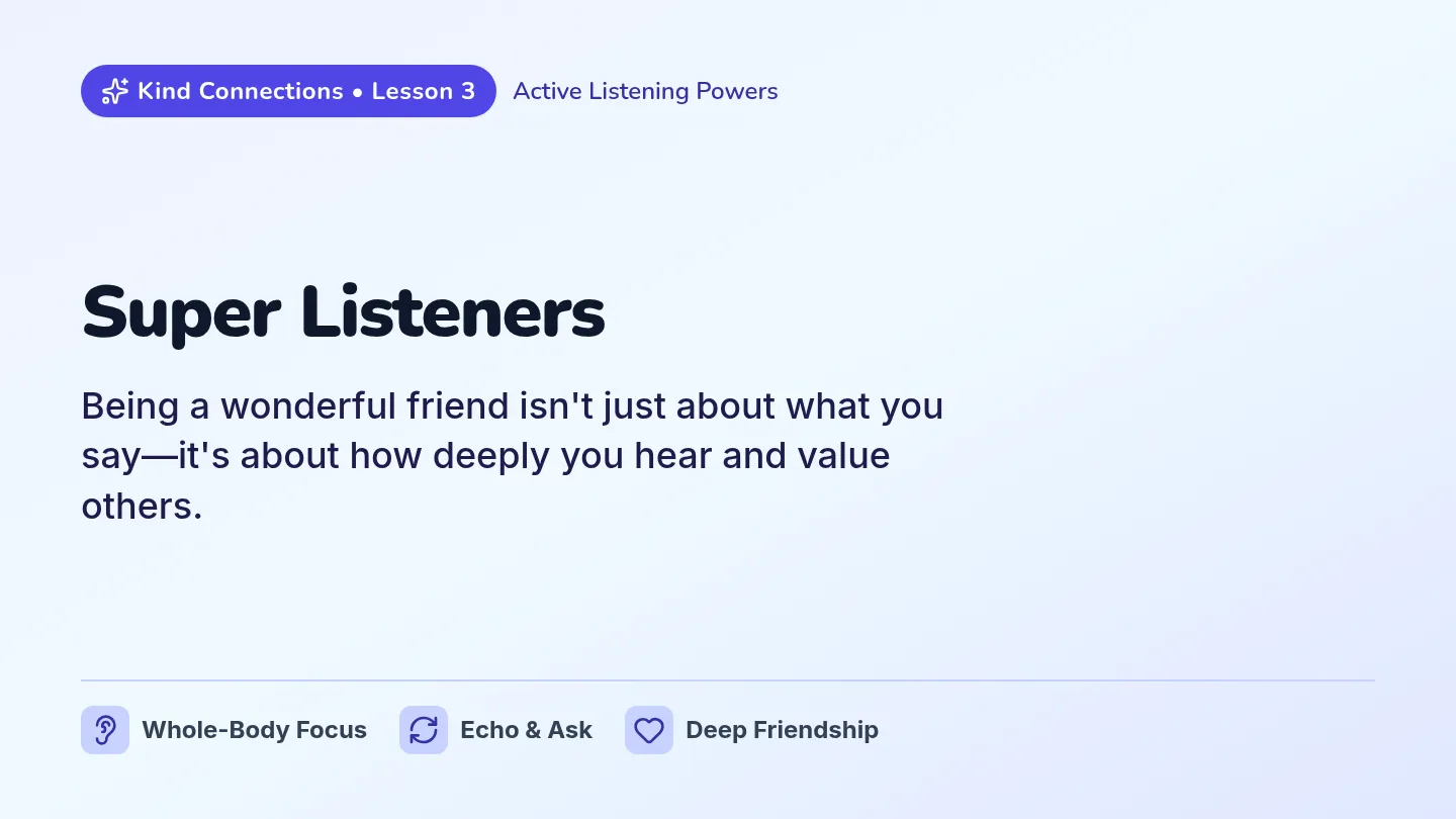 Super Listeners Slides