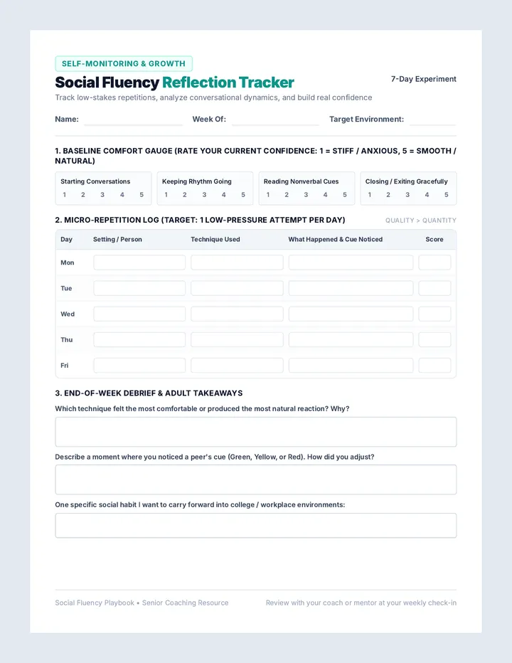 Conversation Reflection Tracker