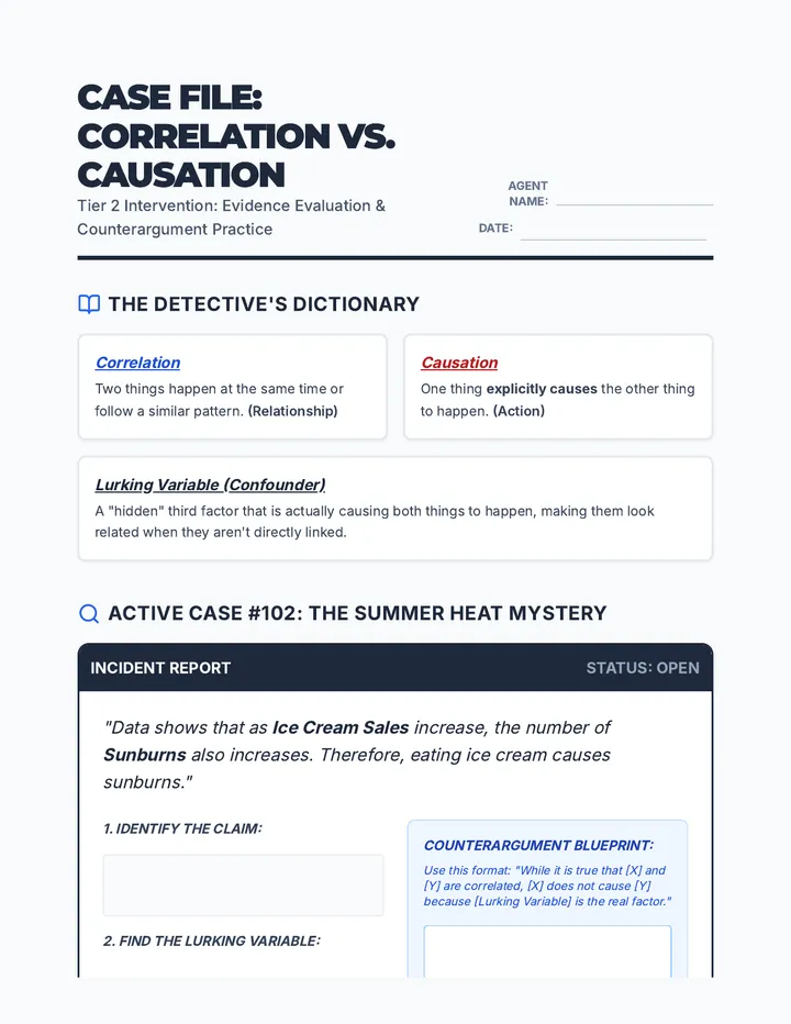 Case File Worksheet