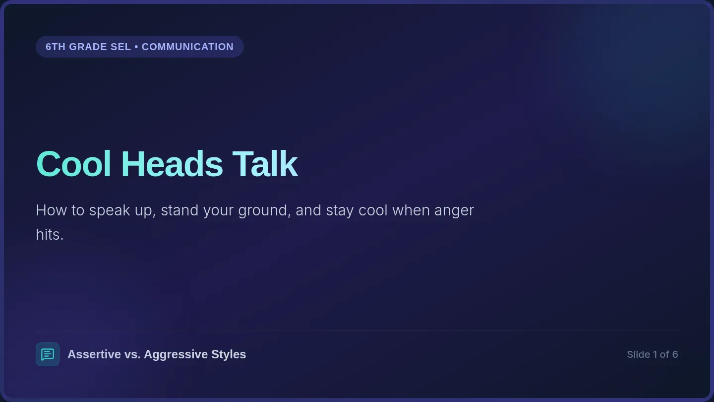Cool Heads Slides