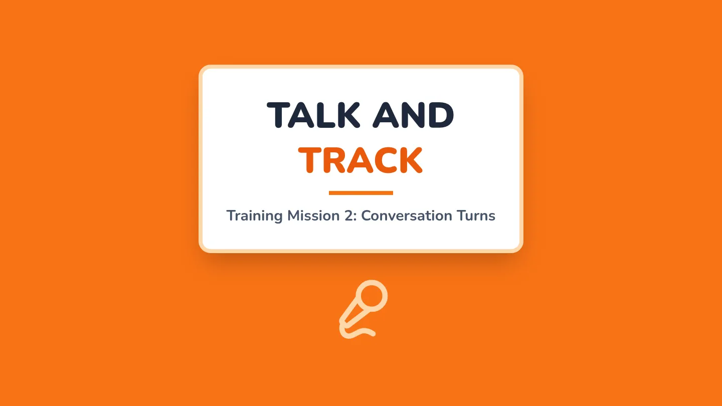 Talk and Track Slides