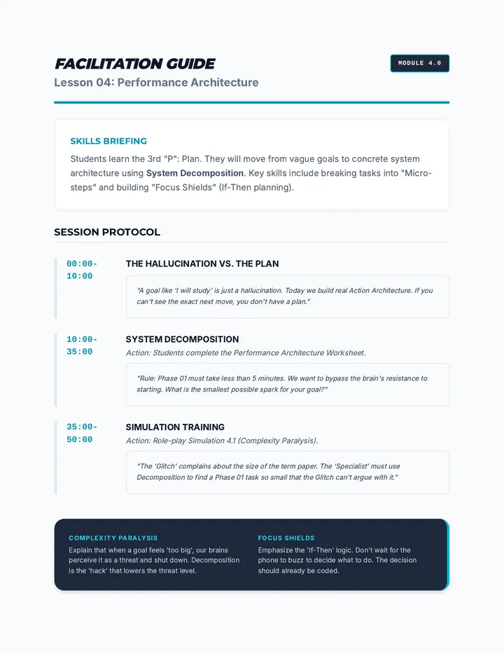 Mastery Facilitation Guide 4.0