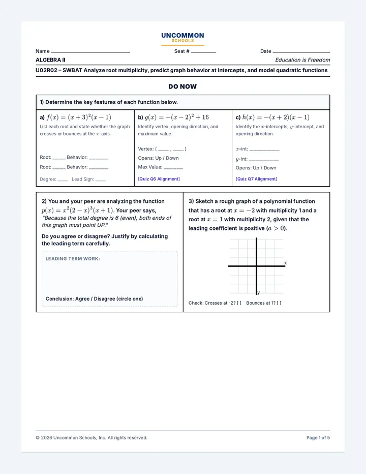 Day 2 Review Packet