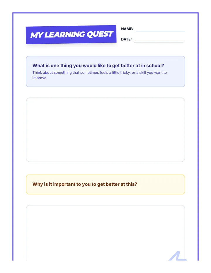 Learning Quest Warm Up