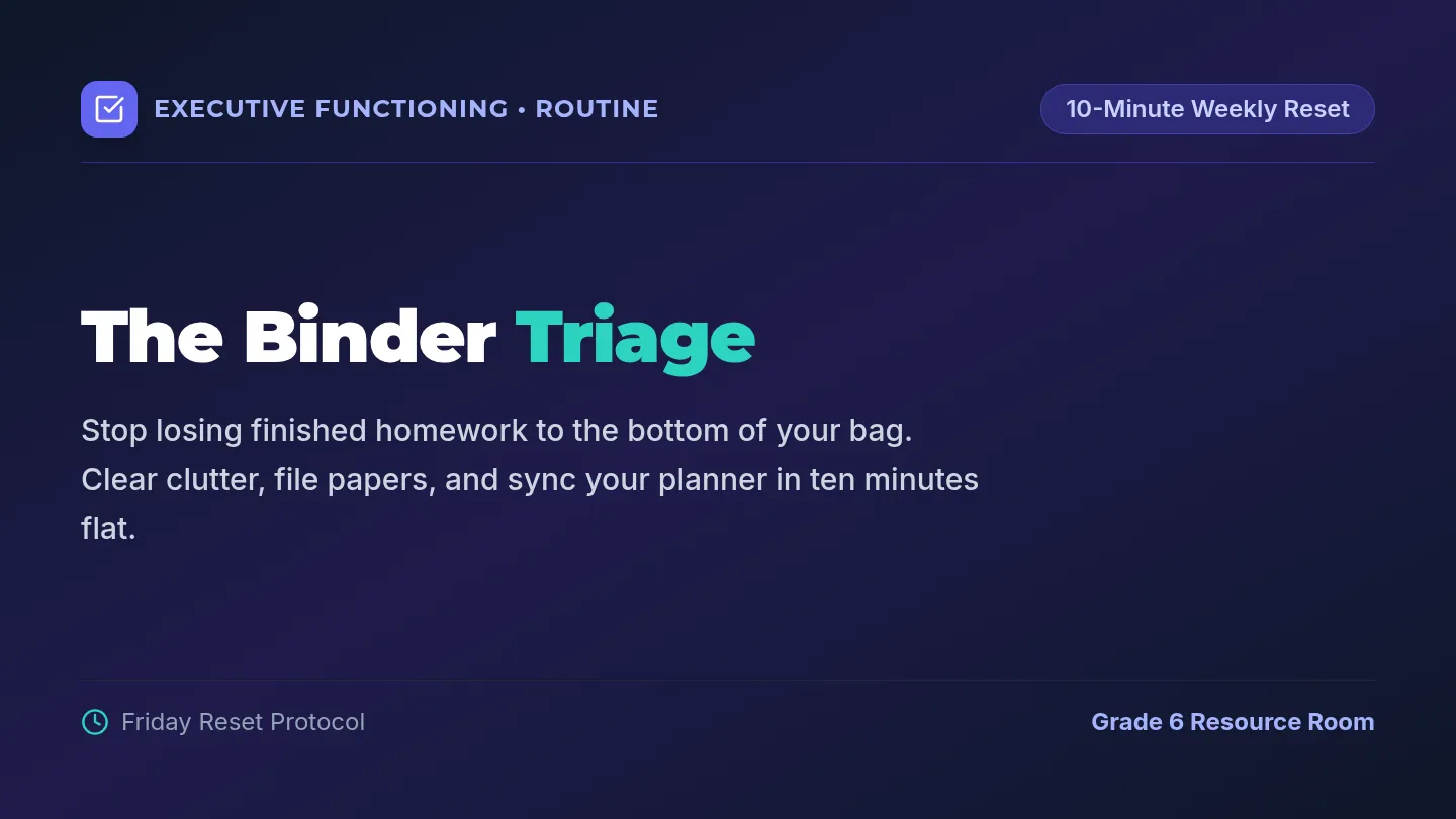 Binder Triage Slides