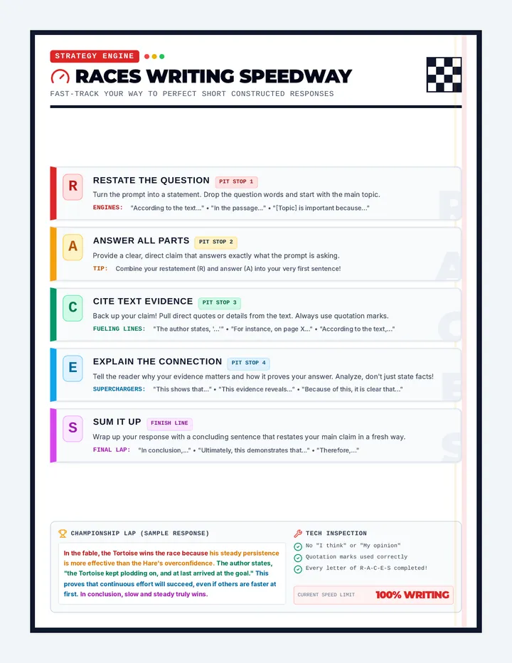 Speedway Anchor Chart