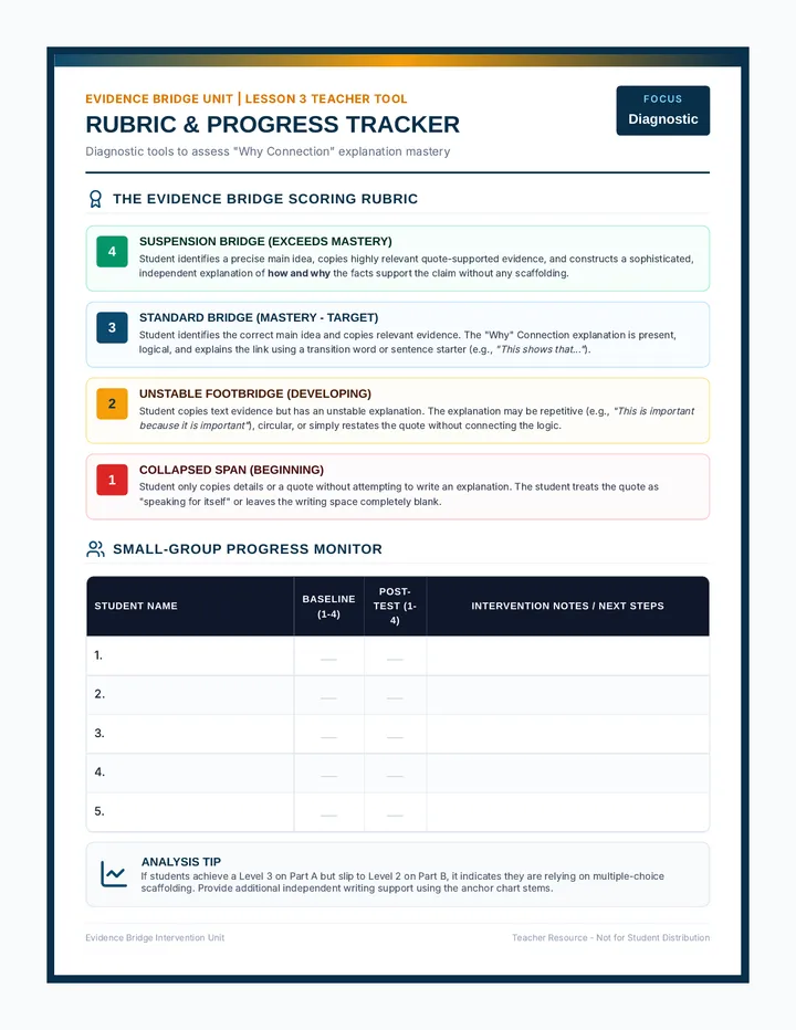 Evidence Bridge Tracker