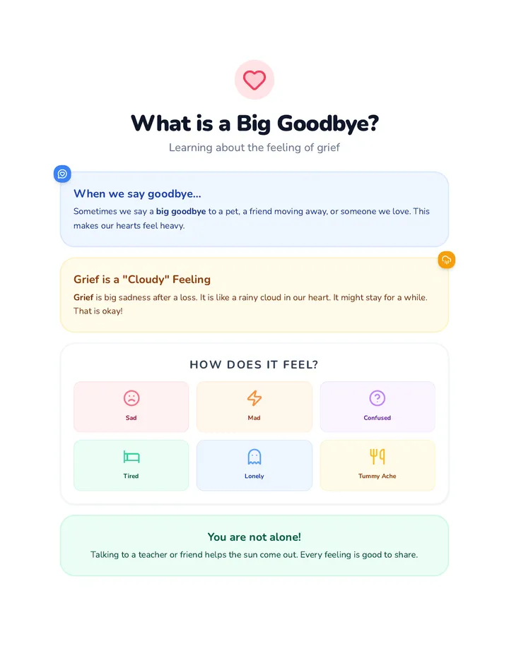 What is Goodbye Handout