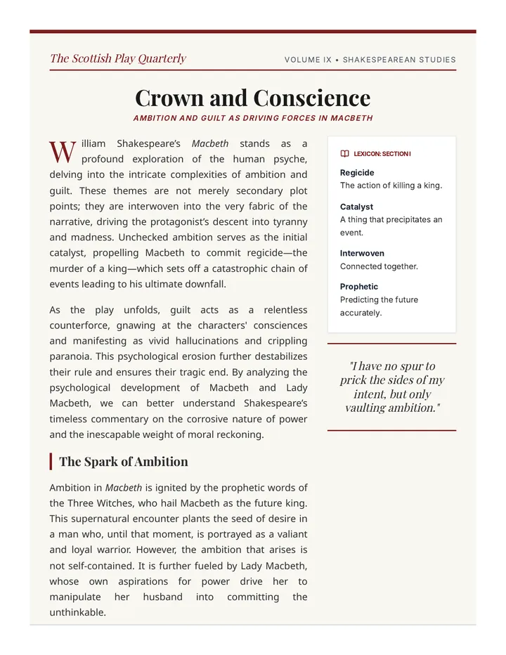 Crown and Conscience Article