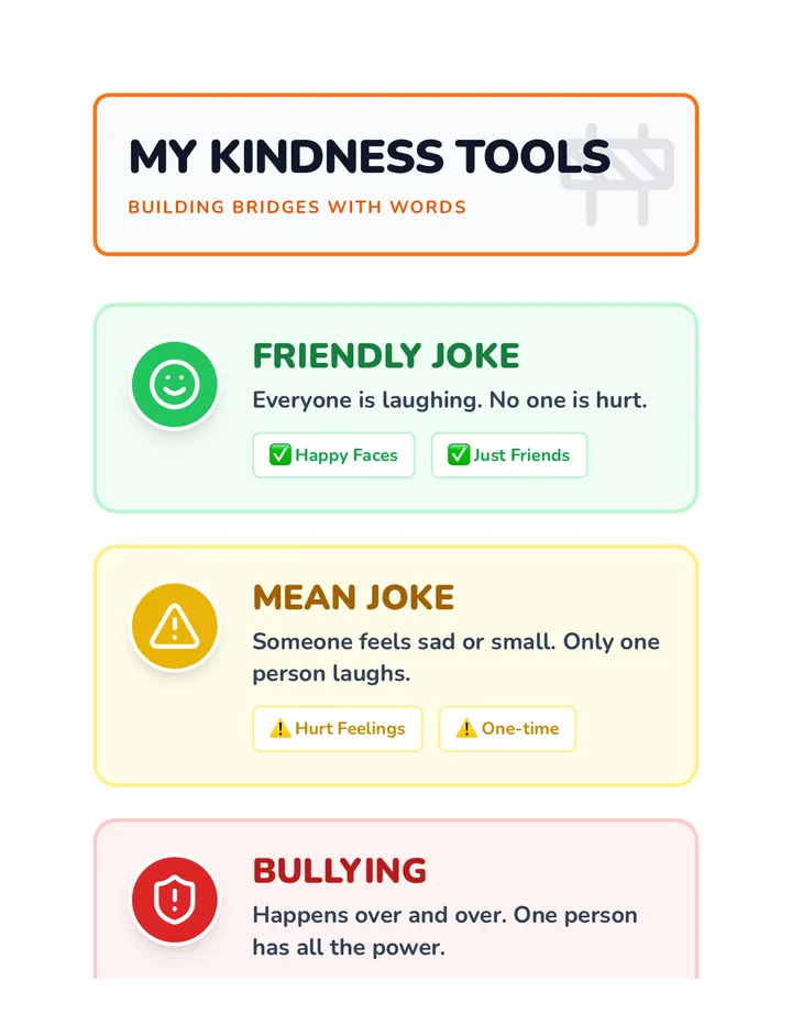 Kindness Tools Reference Sheet