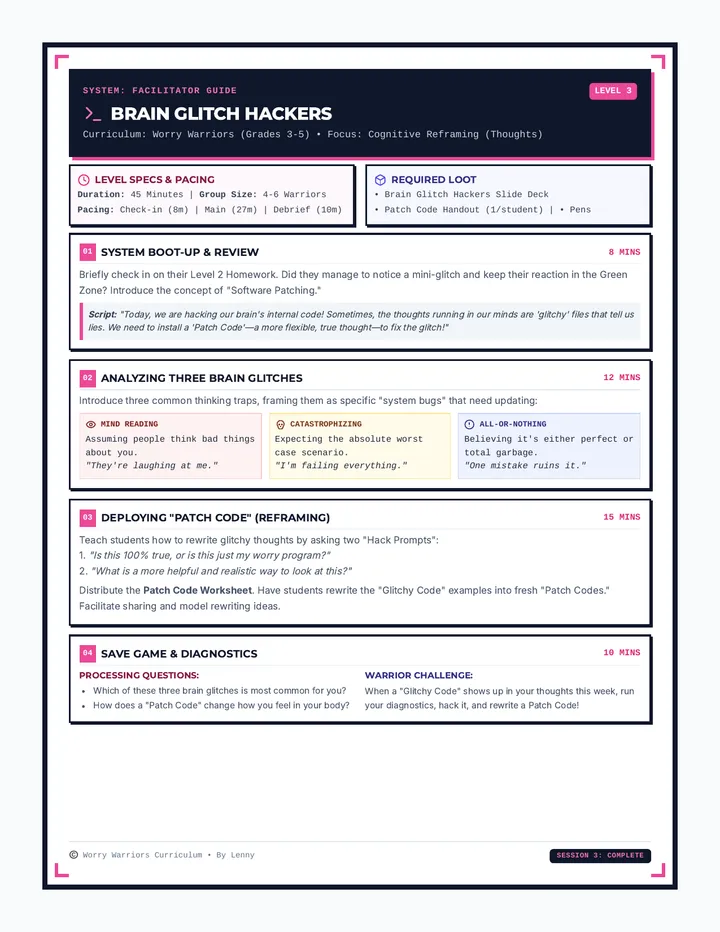 Brain Hackers Facilitator Guide