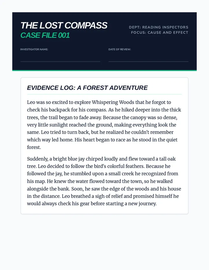 The Lost Compass Case File