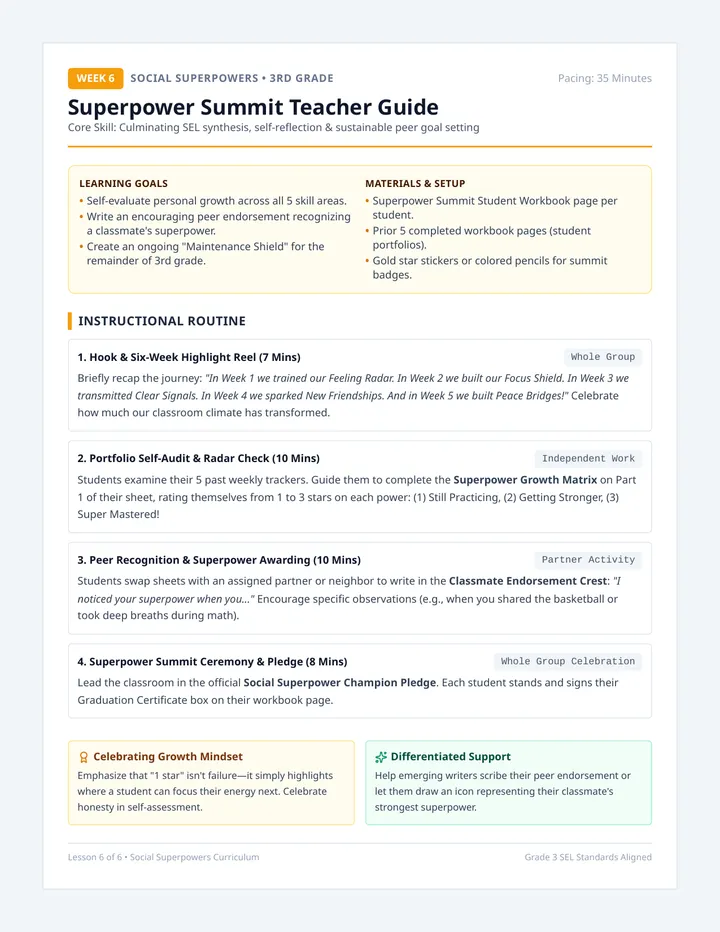 Superpower Summit Teacher Guide