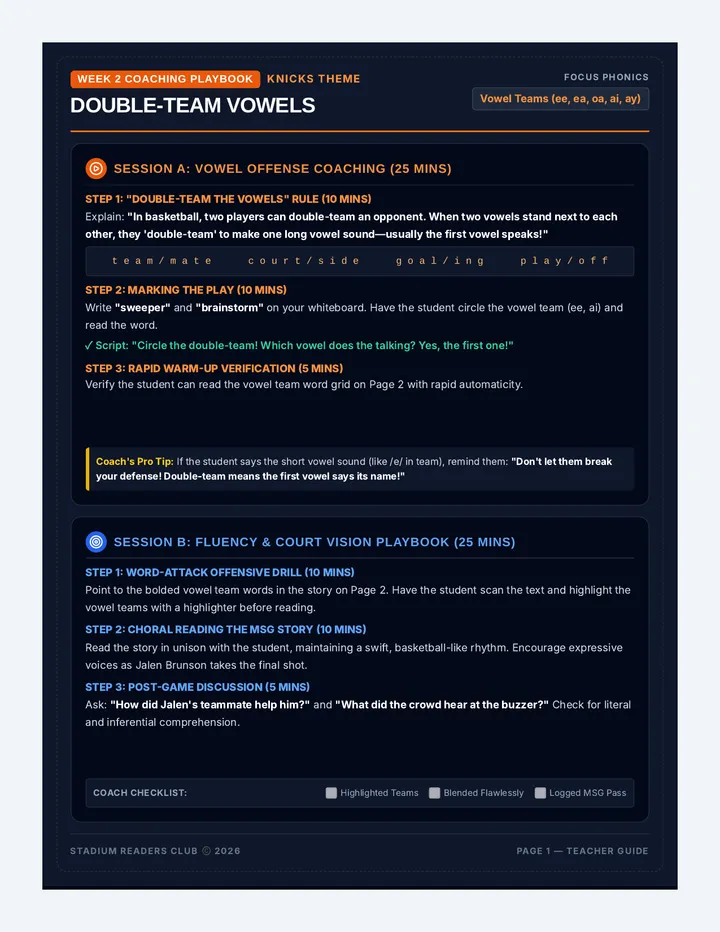 Week 2 Coaching Guide