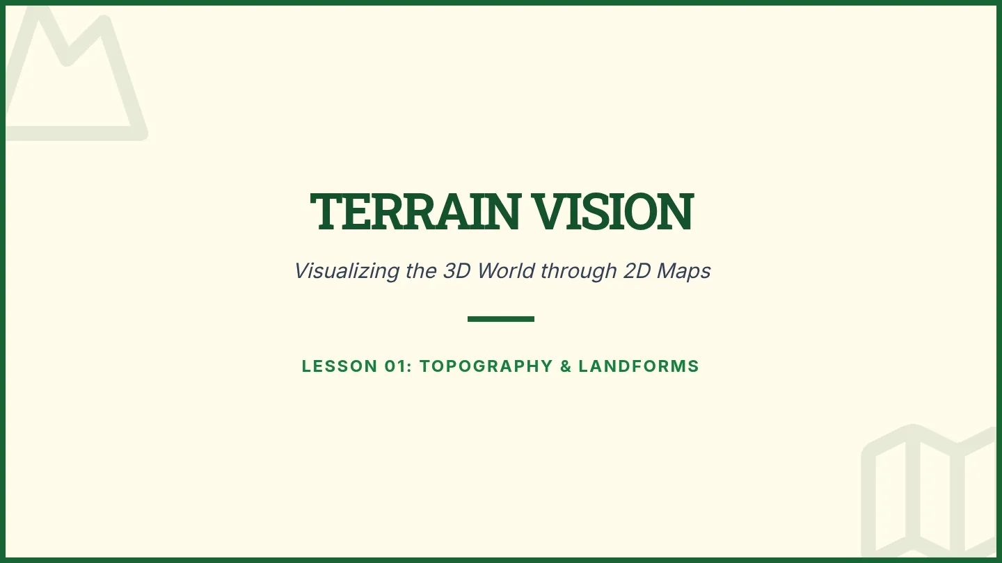Terrain Vision Slides