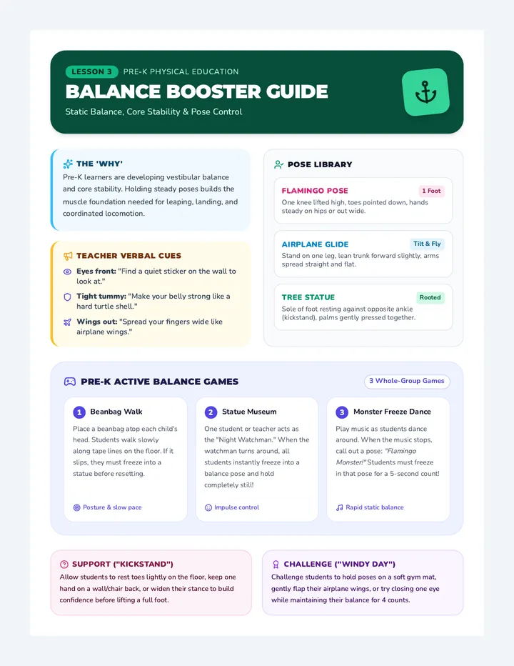 Balance Booster Teacher Guide