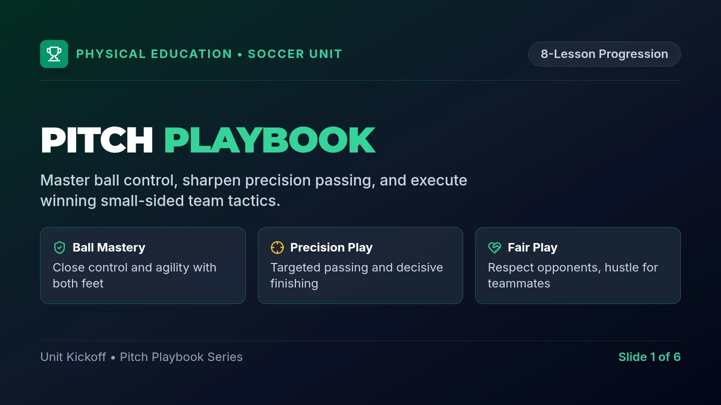 Pitch Playbook Lesson Slides