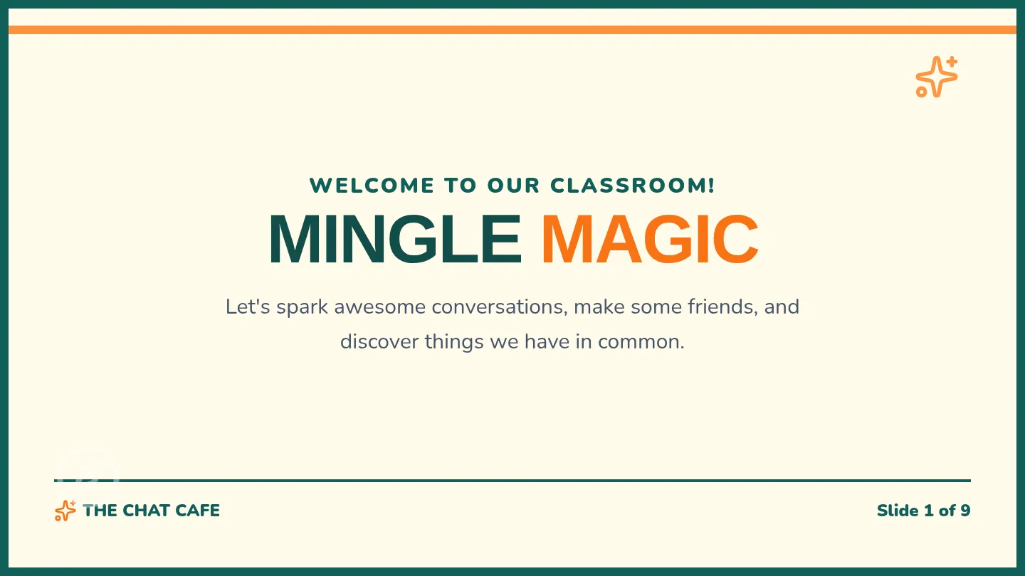 Mingle Magic Slide Deck
