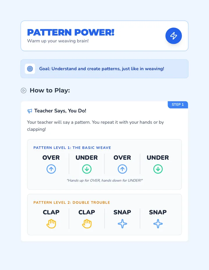 Pattern Power Game